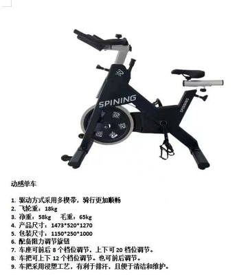 OEMの鋼鉄空気150kgに荷を積む回転のバイク ボディ体育館の空気バイク
