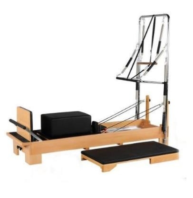半分のブランコを持つOEM木鋼鉄Pilatesの練習装置のPilatesの改革者