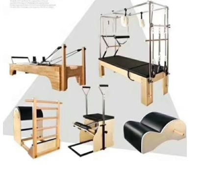 半分のブランコを持つOEM木鋼鉄Pilatesの練習装置のPilatesの改革者