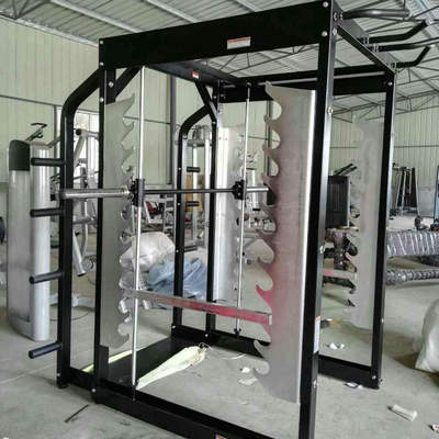 ケーブルのクロスオーバーの深い正方形3Dスミス機械多体育館360kg