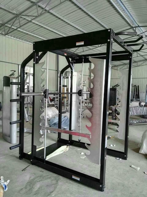 ケーブルのクロスオーバーの深い正方形3Dスミス機械多体育館360kg