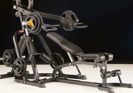 50*100mmの管のベンチ プレスのずんぐりとした棚のベンチの前部高い滑車